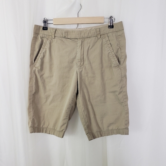 Vince khaki bermuda shorts size 4 cotton - Picture 1 of 5